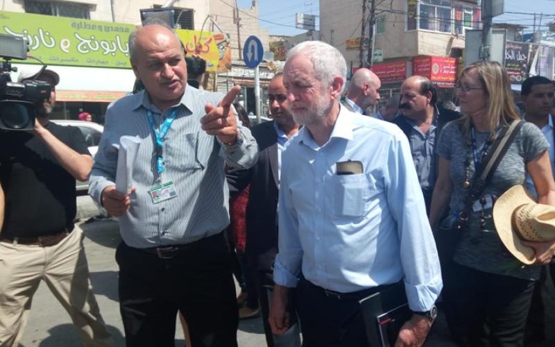 كوربن من البقعة: يجب إنهاء الاحتلال والاستيطان فورا (شاهد)