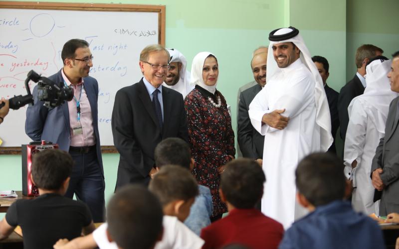 الأونروا: احتفالات العودة إلى المدارس تستمر في البقعة