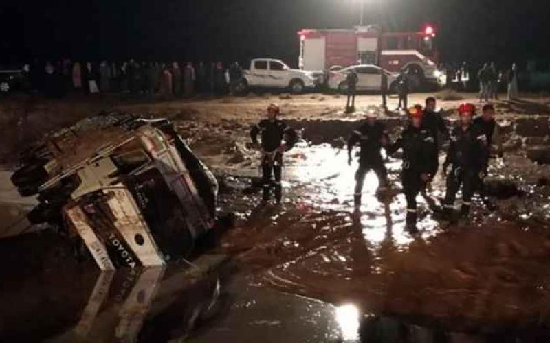 حملة ترحيل القاطنين بمحاذات الأودية والسيول