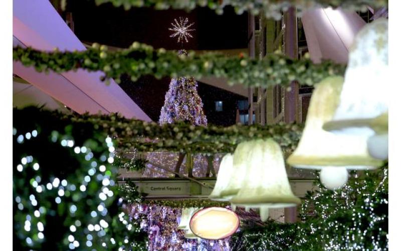 إضاءة أول شجرة عيد ميلاد بتاريخ الزرقاء الأربعاء