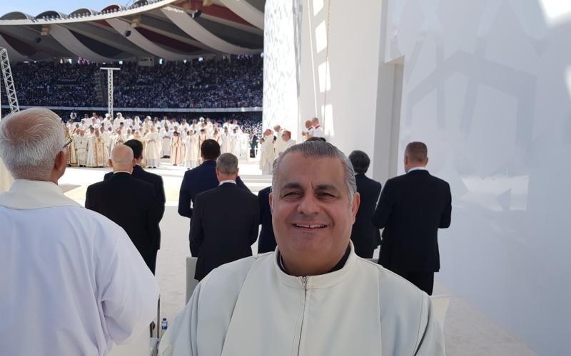 كنيسة الأرض المقدسة تشارك باستقبال الحبر الأعظم في الإمارات