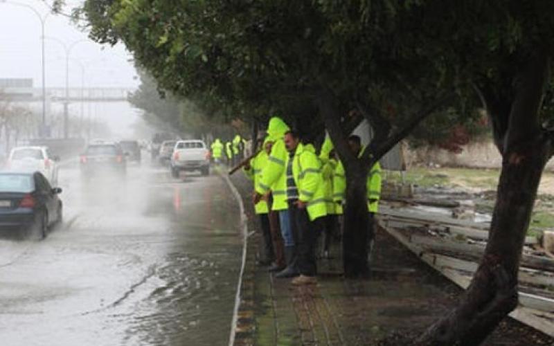 الأمانة تعلن حالة الطوارئ متوسطة للتعامل مع المنخفض الجوي