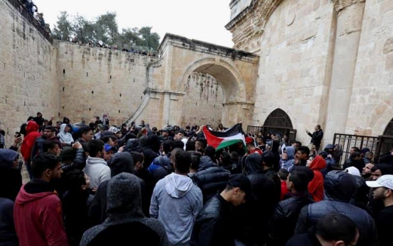 خلية الأزمة: متابعة أحداث وتطورات باب الرحمة واستمرار الانتهاكات الإسرائيلية