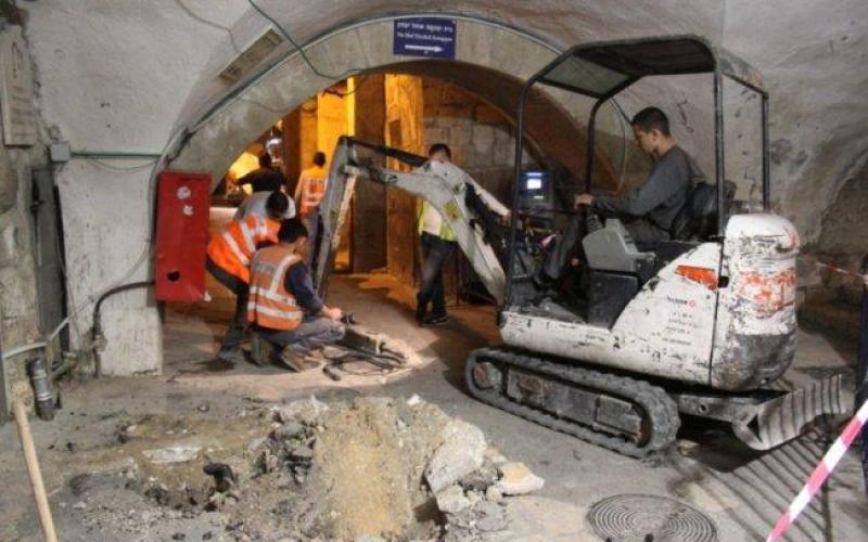 حفريات اسرائيلية تحت أسوار القدس العتيقة تضم جزءا من القصور الاموية