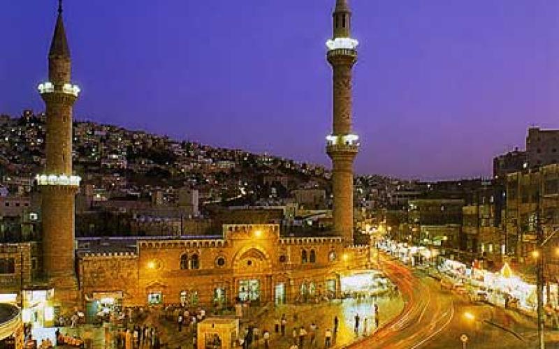 وسط البلد عمان تغرق في الظلام