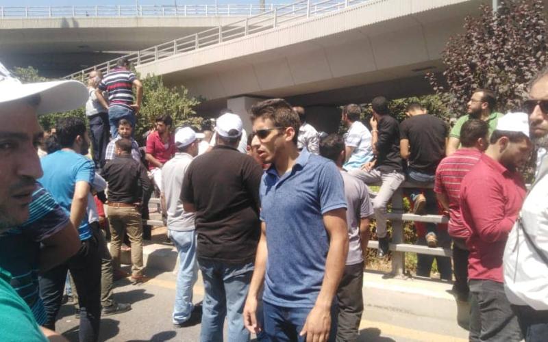 من اعتصام المعلمين