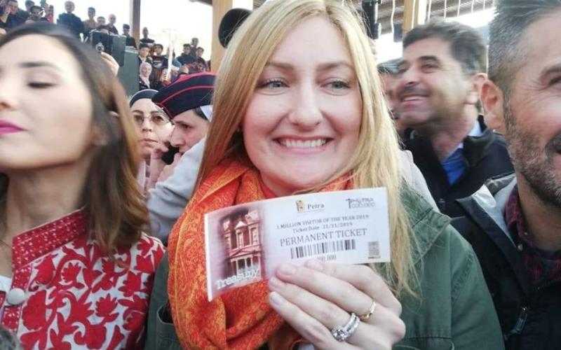 السون كاري من الولايات المتحدة هي الزائرة رقم مليون إلى البترا