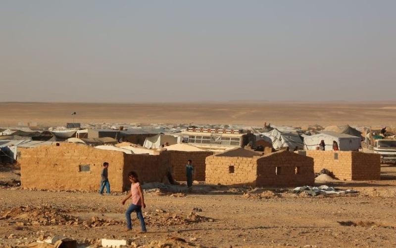 مخيم الركبان على الحدود الشمالية الشرقية للمملكة