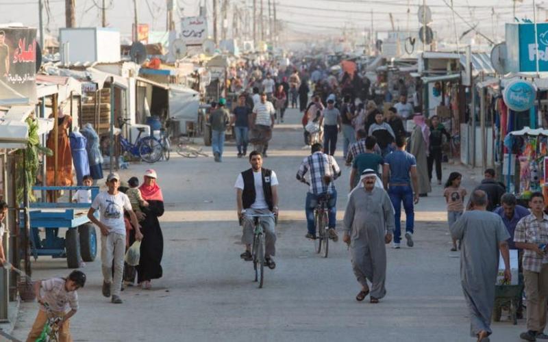 مخيم الزعتري للاجئين السوريين (الانترنت)