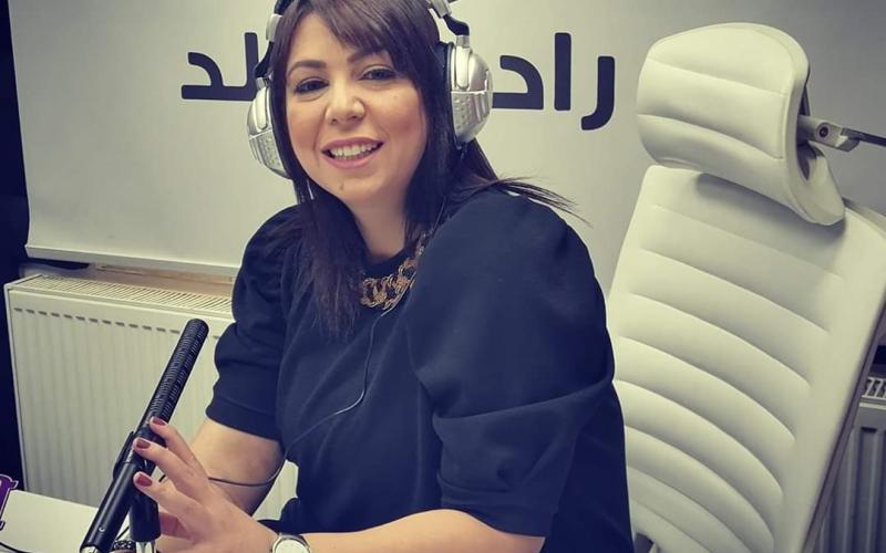The radio anchor, Rawan Jayyousi