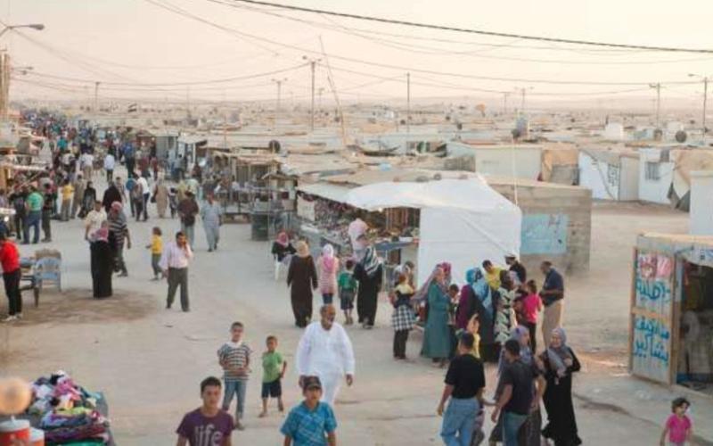 مخيم الزعتري للاجئين السوريين 